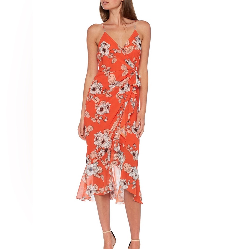 Bardot Loretta Maxi Dress In Poppy